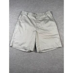 Nike Golf Mens Khaki Flat Front Shorts Casual Size 36 in x 10 in Cotton/Polyestr